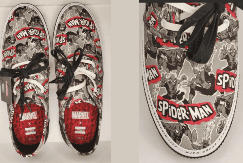 TOMS Spider-Man Printed Canvas Shoes